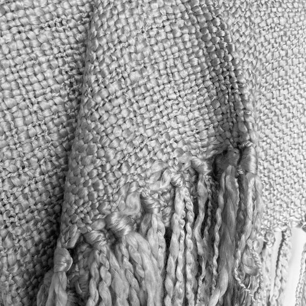 Malagoon Solid throw 125 x 150cm, Zilvergrijs