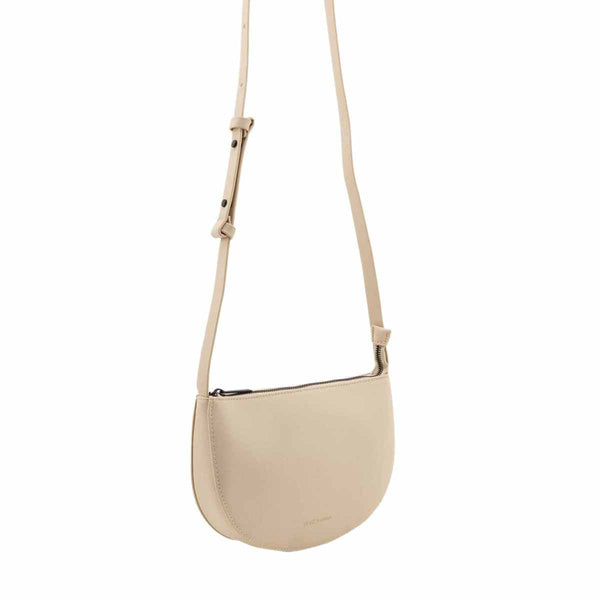 Monk & Anna FAROU Schoudertas half moon, Stone