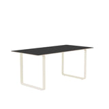 MUUTO 70/70 Table, 170 x 85 cm Black Linoleum / Plywood / Sand