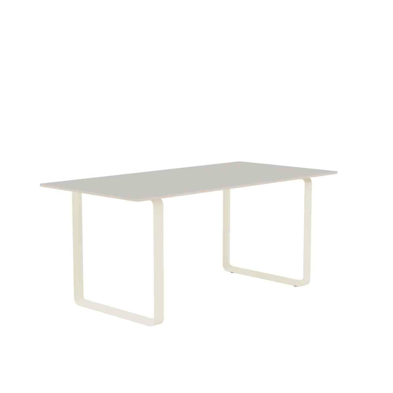 MUUTO 70/70 Table, 170 x 85 cm Grey Linoleum / Plywood / Sand