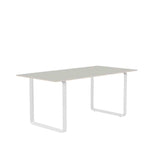 MUUTO 70/70 Table, 170 x 85 cm Grey Linoleum / Plywood / White