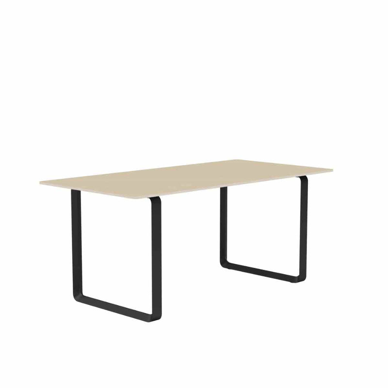 MUUTO 70/70 Table, 170 x 85 cm Oak Veneer / Plywood / Black