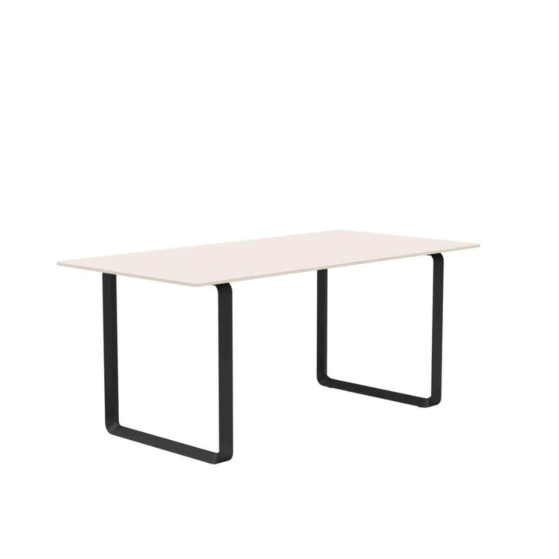 MUUTO 70/70 Table, 170 x 85 cm Sand Laminate / Plywood / Black