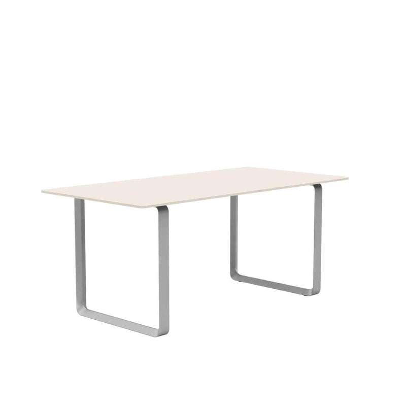 MUUTO 70/70 Table, 170 x 85 cm Sand Laminate / Plywood / Grey