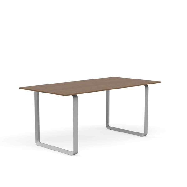 MUUTO 70/70 Table, 170 x 85 cm Solid Smoked Oak / Grey