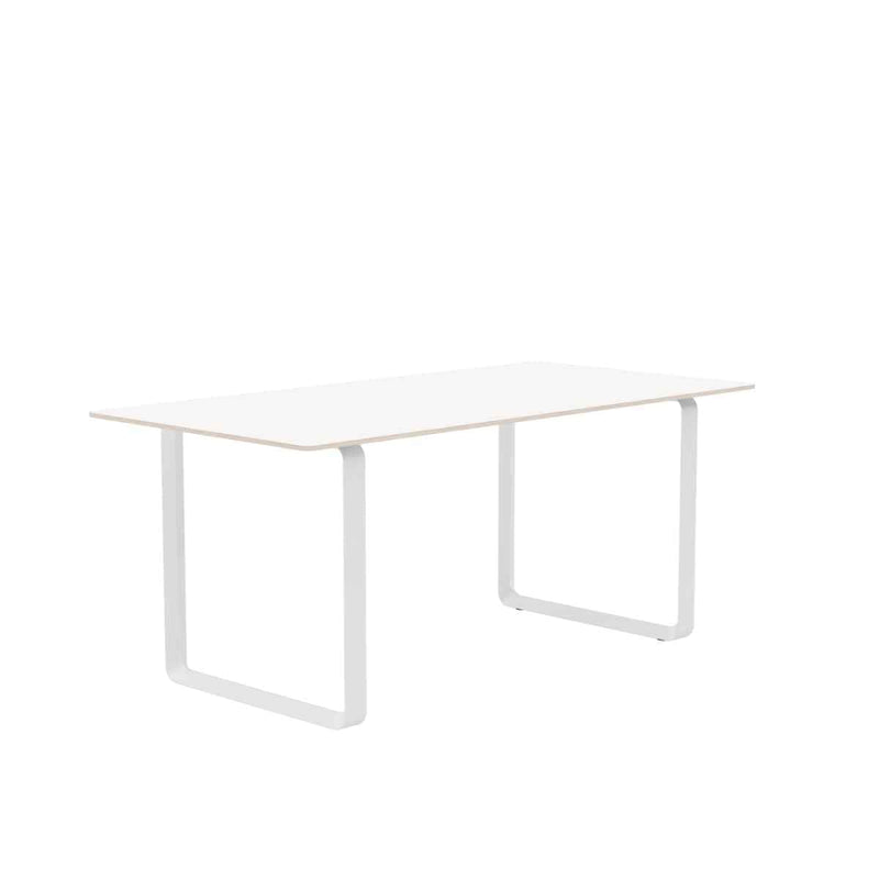 MUUTO 70/70 Table, 170 x 85 cm White Laminate / Plywood / White
