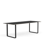 MUUTO 70/70 Table, 225 x 90 cm Black Linoleum / Plywood / Black