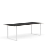 MUUTO 70/70 Table, 225 x 90 cm Black Linoleum / Plywood / White
