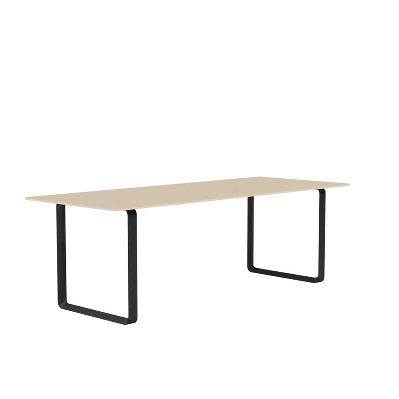 MUUTO 70/70 Table, 225 x 90 cm Oak Veneer / Plywood / Black