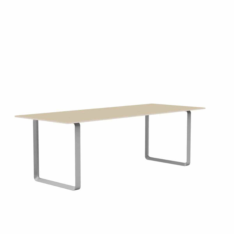 MUUTO 70/70 Table, 225 x 90 cm Oak Veneer / Plywood / Grey