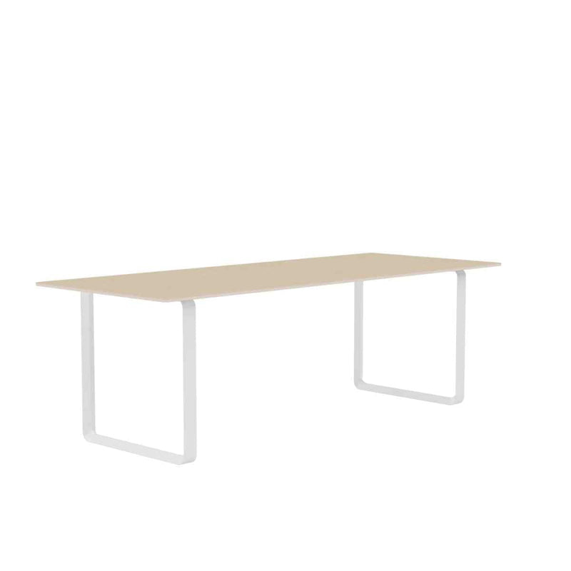 MUUTO 70/70 Table, 225 x 90 cm Oak Veneer / Plywood / White