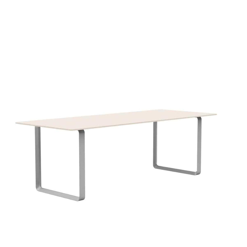 MUUTO 70/70 Table, 225 x 90 cm Sand Laminate / Plywood / Grey
