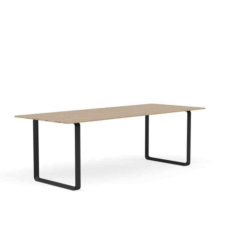 MUUTO 70/70 Table, 225 x 90 cm Solid Oak / Black