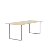 MUUTO 70/70 Table, 225 x 90 cm Solid Oak / Grey