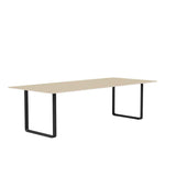 MUUTO 70/70 Table, 255 x 108 cm Oak Veneer / Plywood / Black