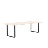 MUUTO 70/70 Table, 255 x 108 cm Sand Laminate / Plywood / Black