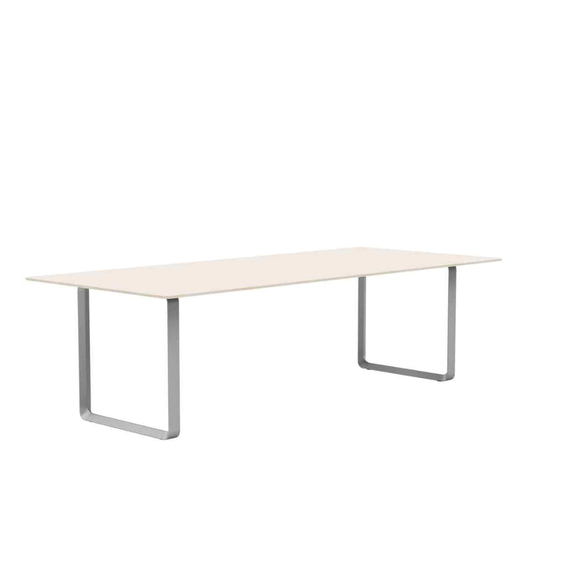 MUUTO 70/70 Table, 255 x 108 cm Sand Laminate / Plywood / Grey