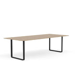 MUUTO 70/70 Table, 255 x 108 cm Solid Oak / Black