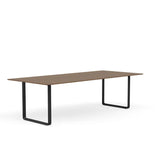 MUUTO 70/70 Table, 255 x 108 cm Solid Smoked Oak / Black