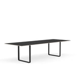 MUUTO 70/70 Table, 295 x 108 cm Black Linoleum / Plywood / Black