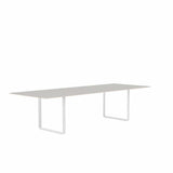 MUUTO 70/70 Table, 295 x 108 cm Grey Linoleum / Plywood / White