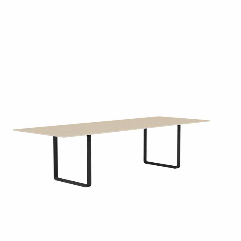 MUUTO 70/70 Table, 295 x 108 cm Oak Veneer / Plywood / Black