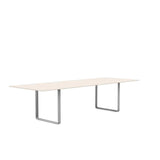 MUUTO 70/70 Table, 295 x 108 cm Sand Laminate / Plywood / Grey