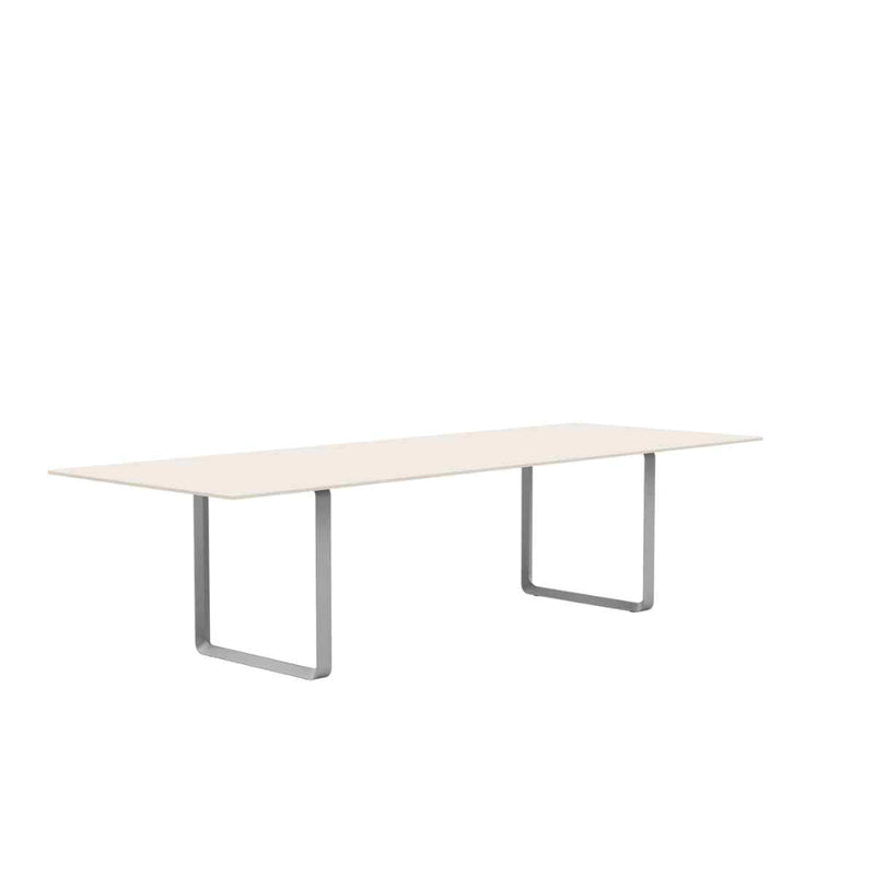 MUUTO 70/70 Table, 295 x 108 cm Sand Laminate / Plywood / Grey