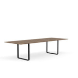 MUUTO 70/70 Table, 295 x 108 cm Solid Smoked Oak / Black