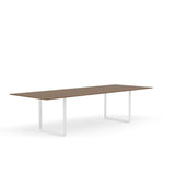MUUTO 70/70 Table, 295 x 108 cm Solid Smoked Oak / White