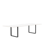 MUUTO 70/70 Table, 295 x 108 cm White Laminate / Plywood / Black
