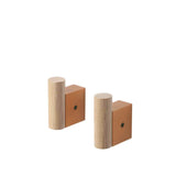 MUUTO ATTACH Coat Hook, set van 2 stuks Oak | Burnt Orange