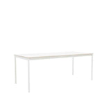 MUUTO Base Table, 190 x 85 cm White Laminate/Plywood / White