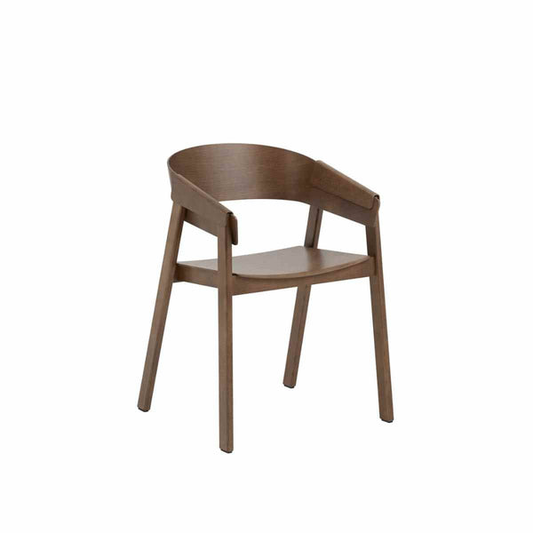 MUUTO COVER Armchair Stained Dark Brown