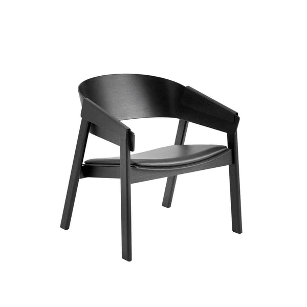 MUUTO COVER Lounge Chair Refine Leather Black/Black