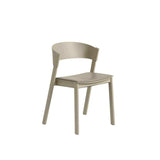 MUUTO COVER Side Chair Refine Leather Stone / Dark Beige