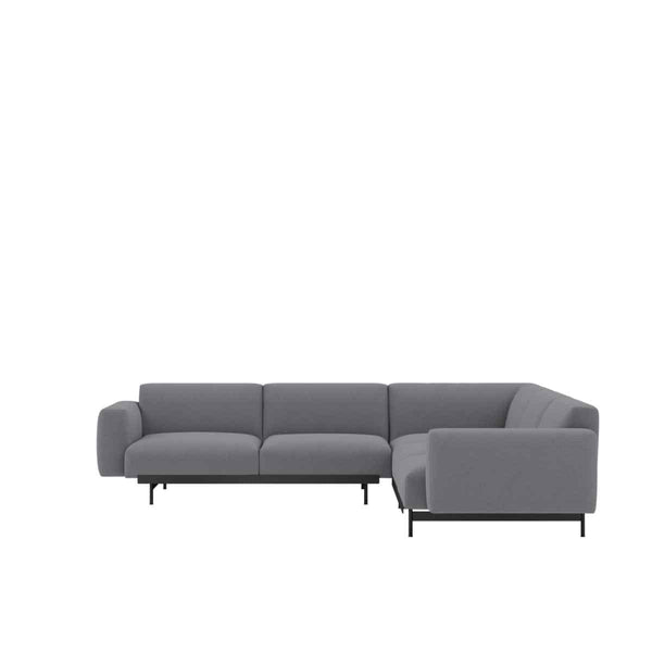 MUUTO IN SITU Modular Corner Sofa configuraties Configuratie 1 / Ocean 80 / Black