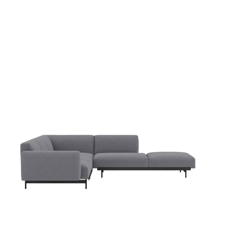 MUUTO IN SITU Modular Corner Sofa configuraties Configuratie 3 / Ocean 80 / Black