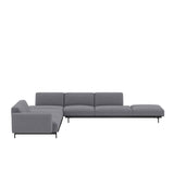 MUUTO IN SITU Modular Corner Sofa configuraties Configuratie 8 / Ocean 80 / Black