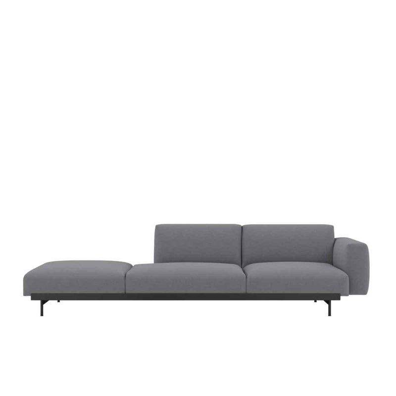 MUUTO IN SITU Modular Sofa 3-zit configuraties Configuratie 4 / Ocean 80 / Black