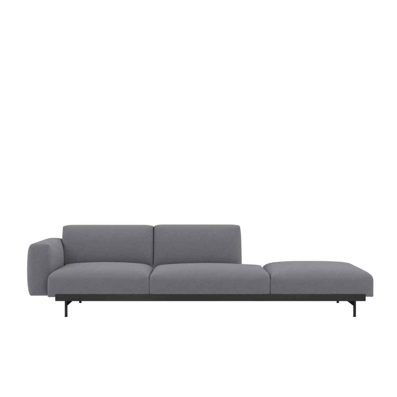 MUUTO IN SITU Modular Sofa 3-zit configuraties Configuratie 5 / Ocean 80 / Black