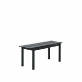 MUUTO LINEAR Steel Bench 110 x 34 cm / Black