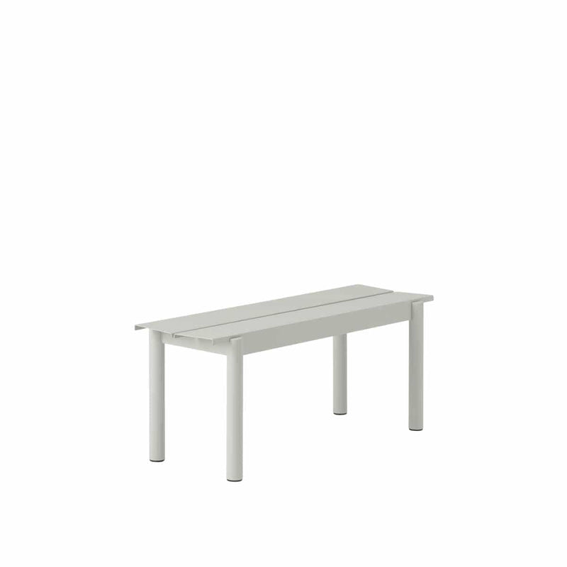 MUUTO LINEAR Steel Bench 110 x 34 cm / Grey