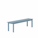 MUUTO LINEAR Steel Bench 170 x 34 cm / Pale Blue