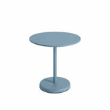 MUUTO LINEAR Steel Café Table, Round 73 cm / Pale Blue