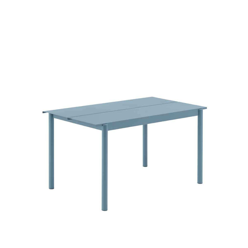 MUUTO LINEAR Steel Table, 140 x 75 cm Pale Blue