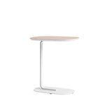 MUUTO RELATE Side Table, hoogte 60,5 cm Oak Veneer/Off-White