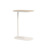 MUUTO RELATE Side Table, hoogte 73,5 cm Oak Veneer/Off-White