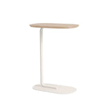 MUUTO RELATE Side Table, hoogte 73,5 cm Solid Oak/Off-White