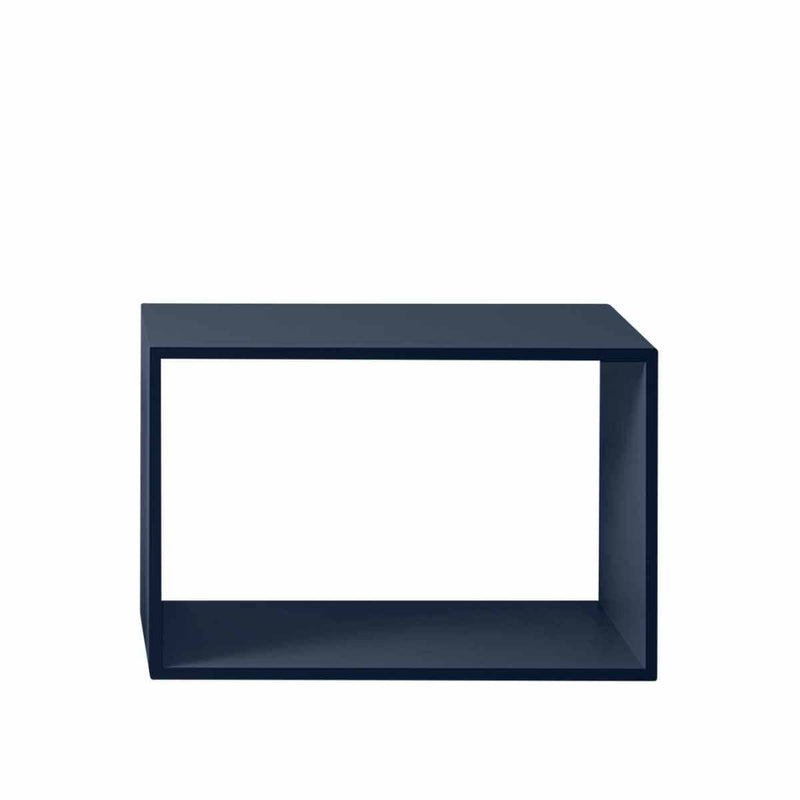 MUUTO STACKED Storage System, Large open Midnight Blue